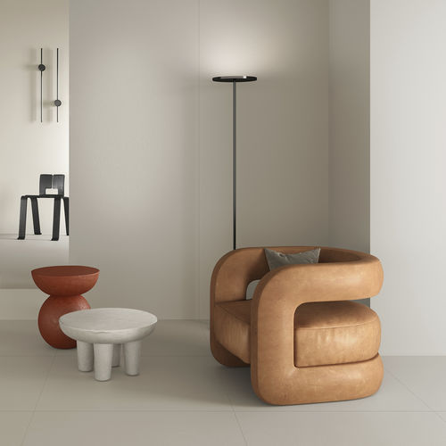 Feinsteinzeugfliesen - EXTRA WHITE - LEA CERAMICHE - poliert / Laminat / für den Innenraum