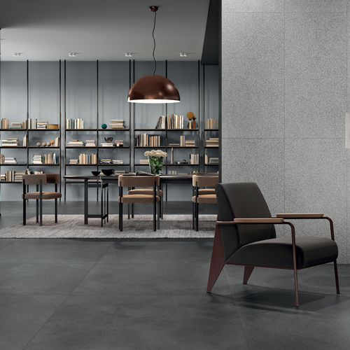 Feinsteinzeugfliesen - MASTER COAL - LEA CERAMICHE - Keramik / Beton / in Naturoptik