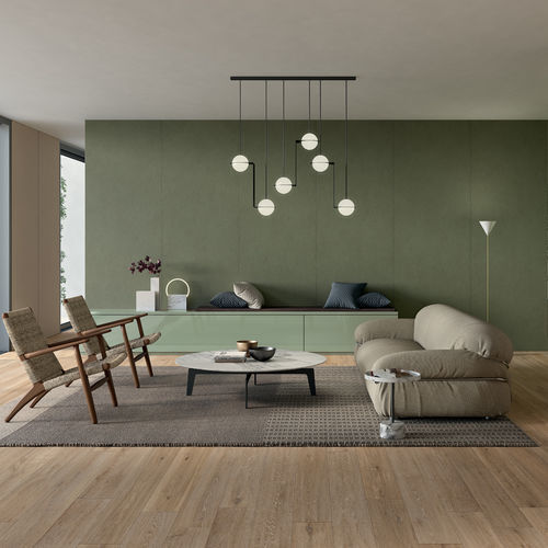 Feinsteinzeugfliesen - MOSS - LEA CERAMICHE - poliert / Laminat / für den Innenraum