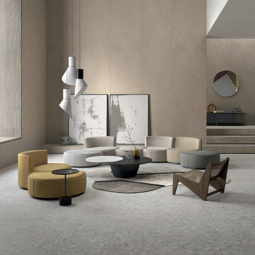 Feinsteinzeugfliesen - CLUSTER LIGHT - LEA CERAMICHE - in Naturoptik / Struktur / für den Innenraum