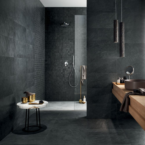 Feinsteinzeugfliesen - DARK FLOW - LEA CERAMICHE - in Naturoptik / für den Innenraum / für Badezimmer