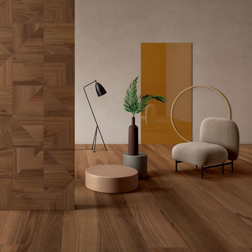 Feinsteinzeugfliesen - WALNUT TOBACCO - LEA CERAMICHE - in Naturoptik / für den Innenraum / Wand