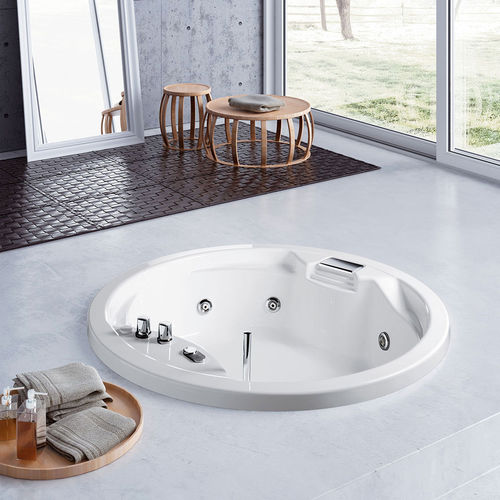 Runde Badewanne - LIS 150-151 - GLASS 1989 - für Wohnungen / Acryl / modern