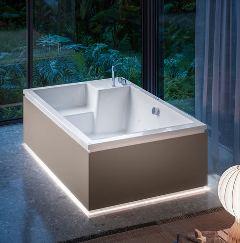 Freistehende Badewanne - NUBEA 185/120 - GLASS 1989 - für Wohnungen / Acryl / modern