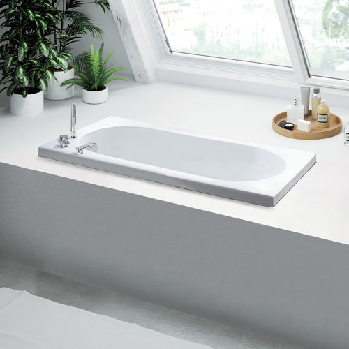 Badewanne in Wandnähe - ASTOR - GLASS 1989 - für Wohnungen / Acryl / modern