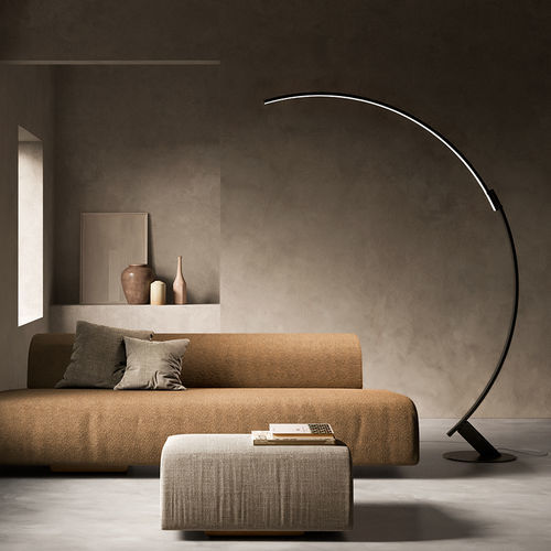 Stehleuchte - KYUDO - Kundalini - extrudiertes Aluminium / modern / mit Kabel