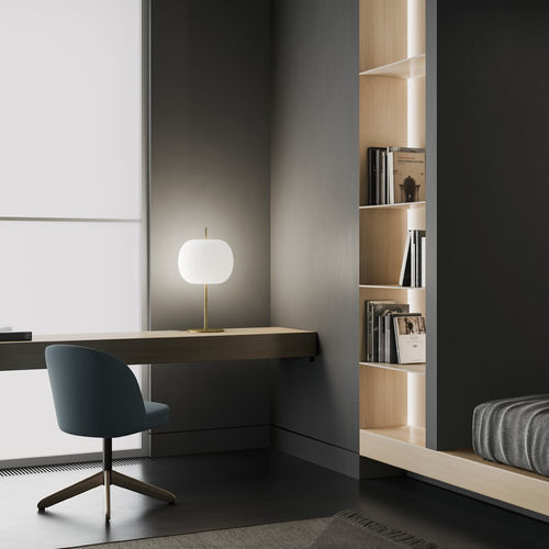 Tischlampe - KUSHI XL - Kundalini - Metall / geblasenes Glas / modern