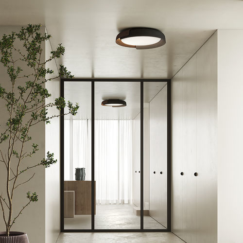 Moderne Deckenleuchte - DALA - Kundalini - rund / Metall / LED