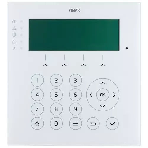 Bedientastatur für Alarmsysteme - 03817 - VIMAR - wandmontiert