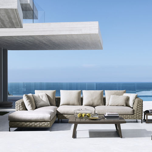 Modulsofa - Ray Natural - B&B Italia - modern / für Garten / Stoff