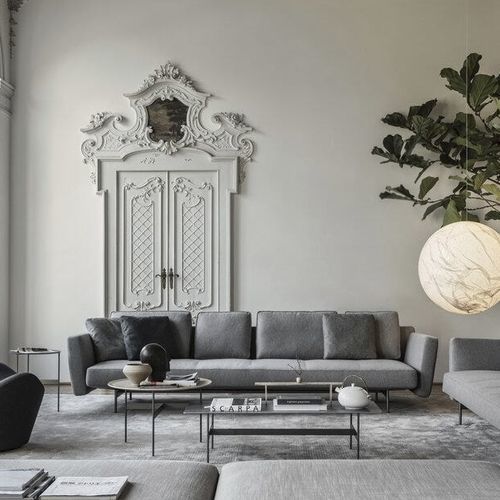 Modulsofa - Sak&eacute; - B&B Italia - modern / Stoff / Leder