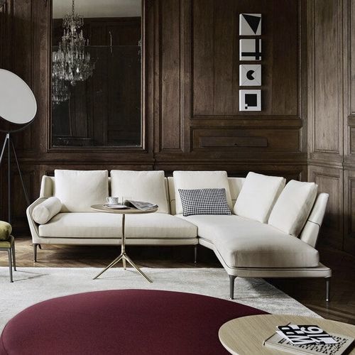 Modulsofa - Édouard - B&B Italia - halbrund / modern / Stoff