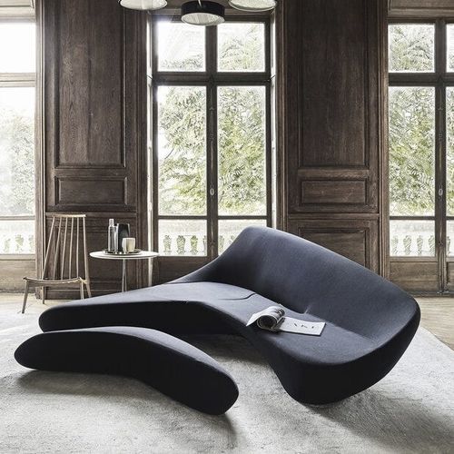 Ecksofa - Moon System - B&B Italia - organisches Design / Stoff / mit Armlehnen