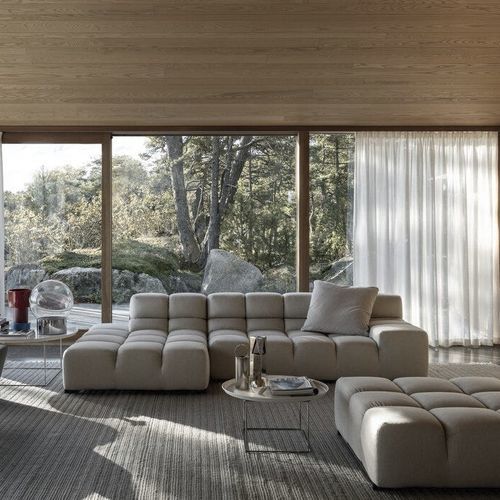 Modulsofa - Tufty-Time - B&B Italia - modern / Stoff / Leder