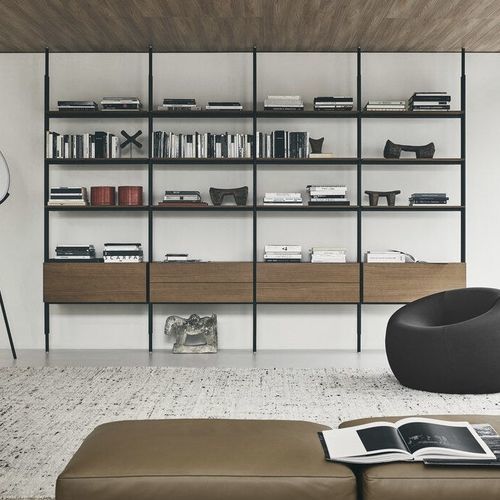 Wandmontiertes Regal - Jack - B&B Italia - Modul / Trennwand / Decke/Boden