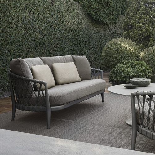 Modernes Sofa - ERICA - B&B Italia - für Garten / Stoff / mit Armlehnen