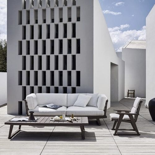 Modulsofa - GIO - B&B Italia - modern / für Garten / Stoff