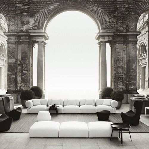 Modulsofa - Butterfly - B&B Italia - modern / für Garten / Stoff