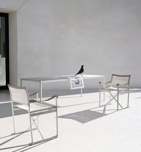 Moderner Konsolentisch - MIRTO - B&B Italia - Aluminium / Feinsteinzeug / Feinsteinzeug