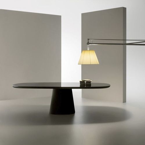 Moderner Tisch - Allure O' - B&B Italia - Holz / Glas / Marmor