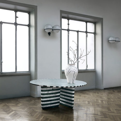 Moderner Tisch - TOBI-ISHI  - B&B Italia - Marmor / Gestell aus Marmor / rund