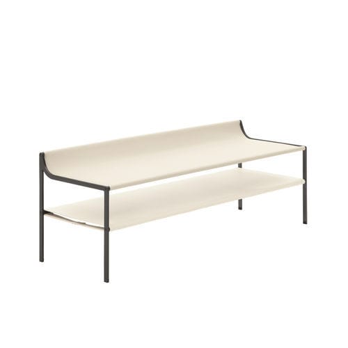 Moderne Bank - Quiet Lines - B&B Italia - Leder / Stahl / Aluminium
