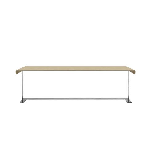 Moderner Tisch - CHARLES - B&B Italia - Holz / Gestell aus Metall / rechteckig