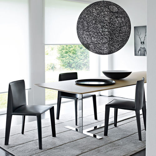 Moderner Teppich - Cratis - B&B Italia - einfarbig / Wolle / rechteckig