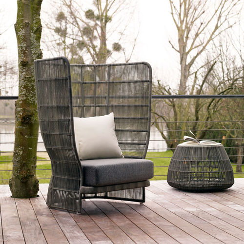 Moderner Sessel - Canasta '13 - B&B Italia - Stoff / aus lackiertem Stahl / aus lackiertem Aluminium