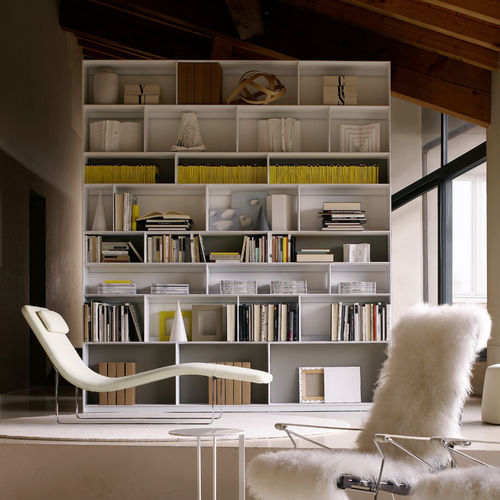 Modul-Bücherregal - Flat.c - B&B Italia - modern / lackiertes Holz / lackiertes MDF