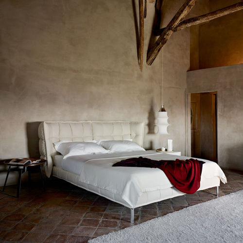 Doppelbett - Husk - B&B Italia - modern / Polster / Kopfteil