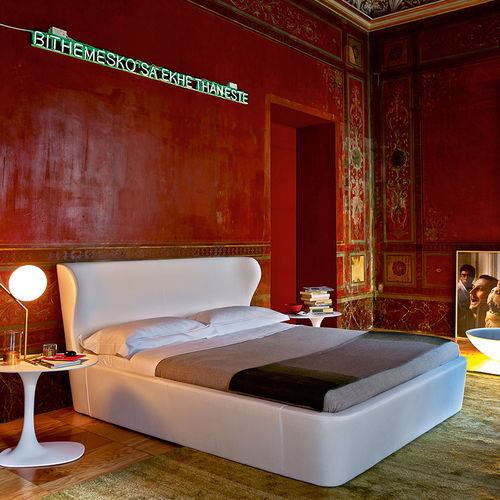 Doppelbett - Papilio - B&B Italia - modern / Polster / Kopfteil