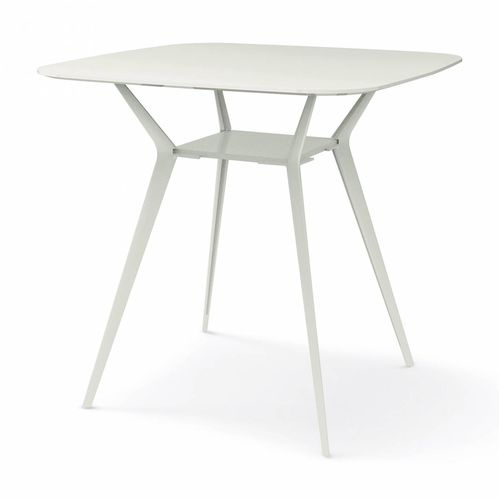 Moderner Stehtisch - BIPLANE / 454 - ALIAS - MDF / lackiertes Aluminium / Gestell aus Aluminiumguss