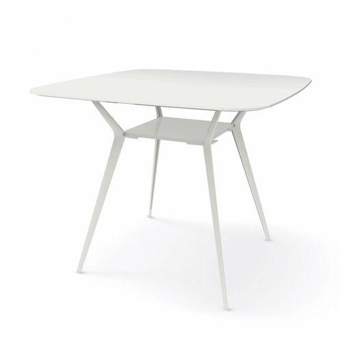 Moderner Stehtisch - BIPLANE / 465 - ALIAS - MDF / lackiertes Aluminium / Gestell aus Aluminiumguss