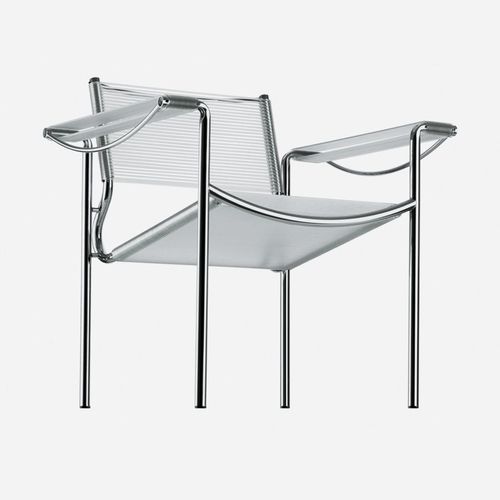 Moderner Sessel - SPAGHETTI / 109 - ALIAS - Leder / PVC / Chromstahl
