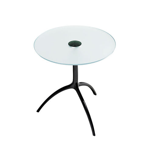 Moderner Lampentisch - TREE / 950 - ALIAS - Kristall / Gestell aus Aluminiumguss / rund