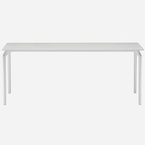 Moderner Arbeitstisch - TEC SYSTEM / 676 - ALIAS - Laminat / Sperrholz / Gestell aus Aluminiumguss
