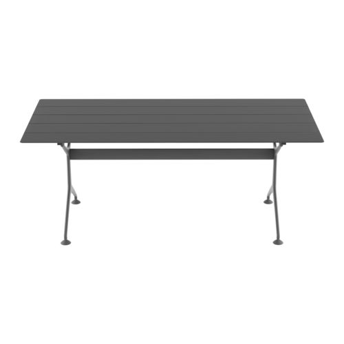 Moderner Tisch - FRAMETABLE / F01_190_O - ALIAS - extrudiertes Aluminium / Gestell aus Aluminiumguss / rechteckig