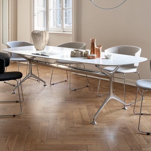 Moderner Arbeitstisch - FRAME / 495_160F - ALIAS - Laminat / Holzfurnier / melaminbeschichtet