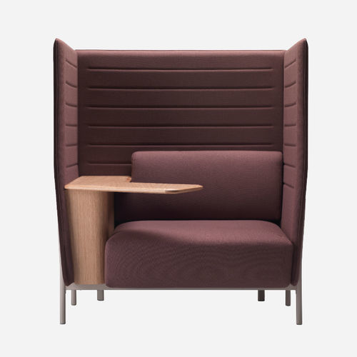 Moderne Polsterbank - ELEVEN / 869 - ALIAS - Stoff / Gestell aus Aluminiumguss / MDF