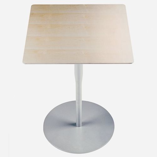 Moderner Bistrotisch - ATLAS / E - ALIAS - Laminat / Holzfurnier / Aluminium