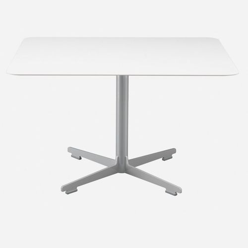 Moderner Bistrotisch - CROSS / 577 - ALIAS - Laminat / Gestell aus lackiertem Stahl / quadratisch
