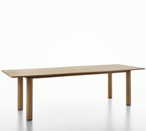 Moderner Tisch - NASTRO 250 / 56B - ALIAS - Holzfurnier / lackiertes MDF / Laminat