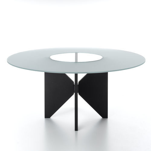 Moderner Tisch - SATURNO - ALIAS - lackiertes MDF / Valchromat® / Glas