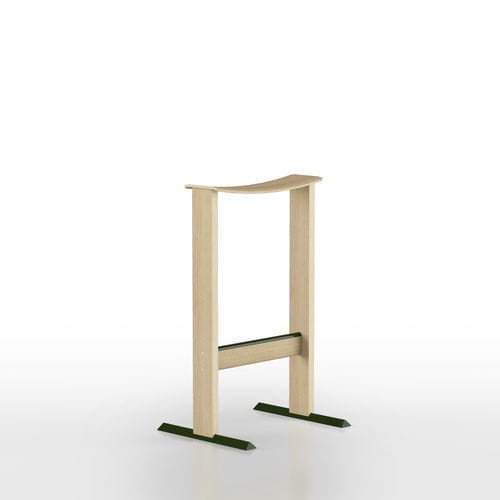 Moderner Hocker - LIRA - ALIAS - Massivholz / Esche / Gestell aus Massivholz