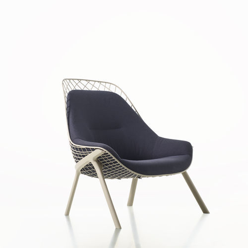Moderner Sessel - GRAN KOBI / 035 - ALIAS - Stoff / Stahl / 100% recycelbar