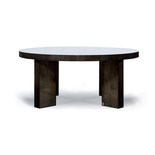 Moderner Tisch - NEW YORK - Giorgio Armani Casa - Eiche / Ahornholz / rund