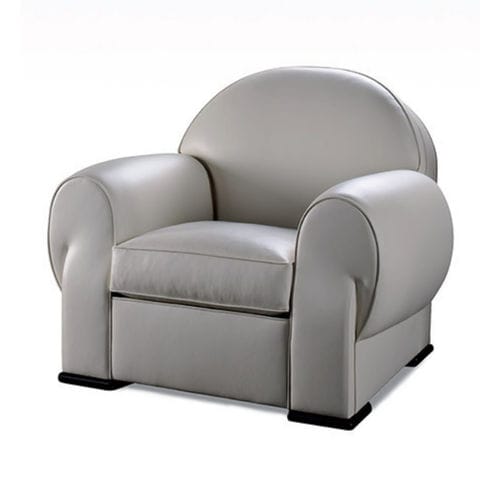 Klassischer Clubsessel - EMILE - Giorgio Armani Casa - Leder