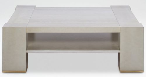 Moderner Couchtisch - EGIDIO - Giorgio Armani Casa - Pergamentpapier / quadratisch / für Privatgebrauch