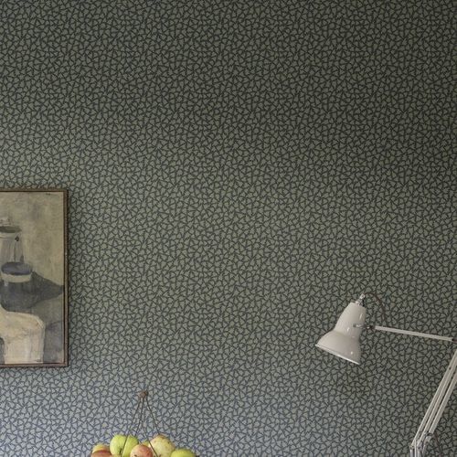Moderne Tapete - RENAISSANCE LEAVES series - Farrow & Ball - Motiv / grün / braun